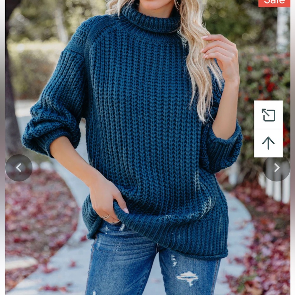 Pol Knit Turtleneck Sweater